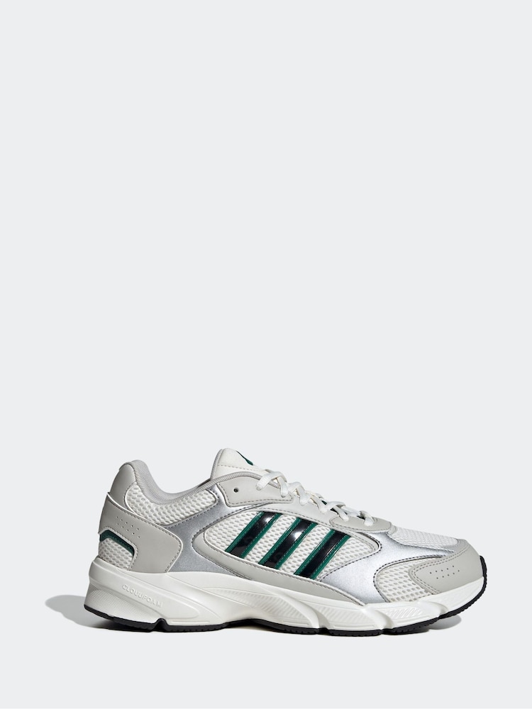 adidas White/Green Crazychaos 2000 Trainers - Image 1 of 10 adidas White/Green Crazychaos 2000 Trainers - Image 1 of 10