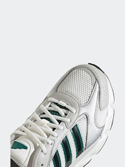 adidas White/Green Crazychaos 2000 Trainers - Image 9 of 10