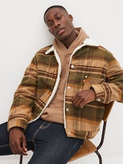 Levi's® Brown Type III Sherpa Trucker Jacket - Image 1 of 11