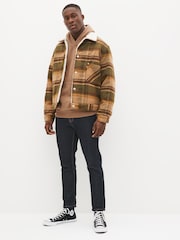 Levi's® Brown Type III Sherpa Trucker Jacket - Image 4 of 11