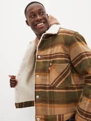 Levi's® Brown Type III Sherpa Trucker Jacket - Image 5 of 11