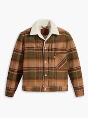 Levi's® Brown Type III Sherpa Trucker Jacket - Image 9 of 11