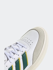 adidas White/Yellow Courtblock Trainers - Image 8 of 8
