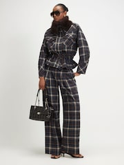 River Island Long Sleeve Fur Collar Parka - 4суретінің 1 суреті