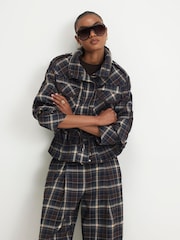 River Island Long Sleeve Fur Collar Parka - 4суретінің 3 суреті