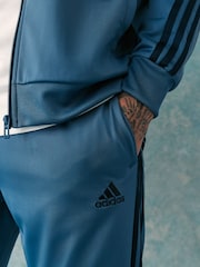 أزرق داكن - adidas 3-Stripe Tricot Tracksuit - صورة 4 من 4