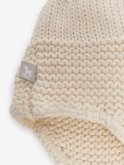 The Little Tailor Baby Knitted Trapper Hat with Pom Pom - Image 3 of 3