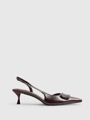 River Island Point Sling Back Court Heels - Imaginea 1 din 5