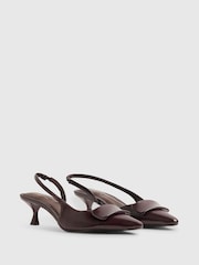 River Island Point Sling Back Court Heels - Imaginea 3 din 5