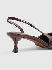 River Island Point Sling Back Court Heels - Imaginea 4 din 5