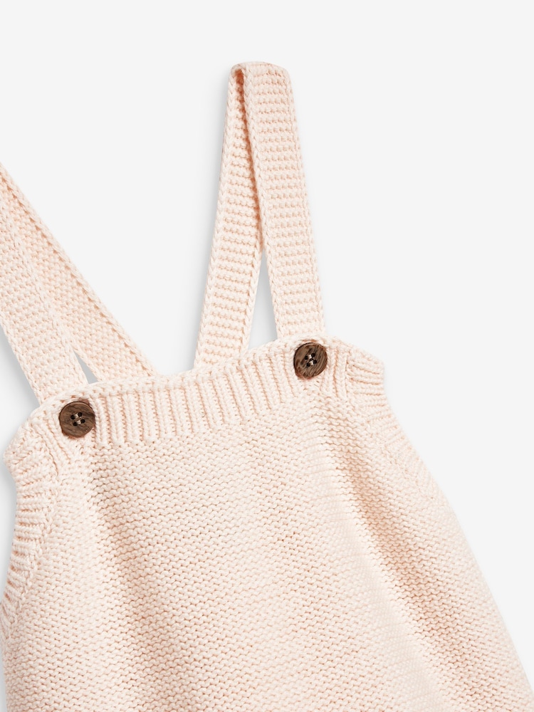 The Little Tailor Stylish Baby Knitted 100% Cotton Romper - Image 3 of 3