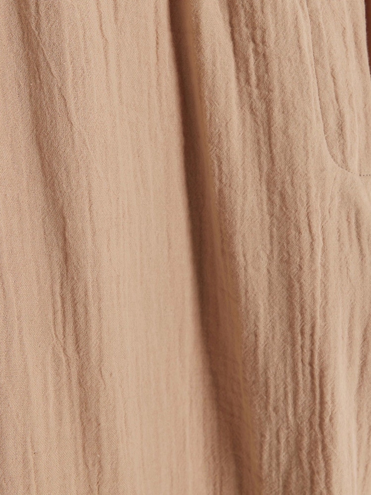 River Island Beige Linen Feel Trousers - Image 4 of 4