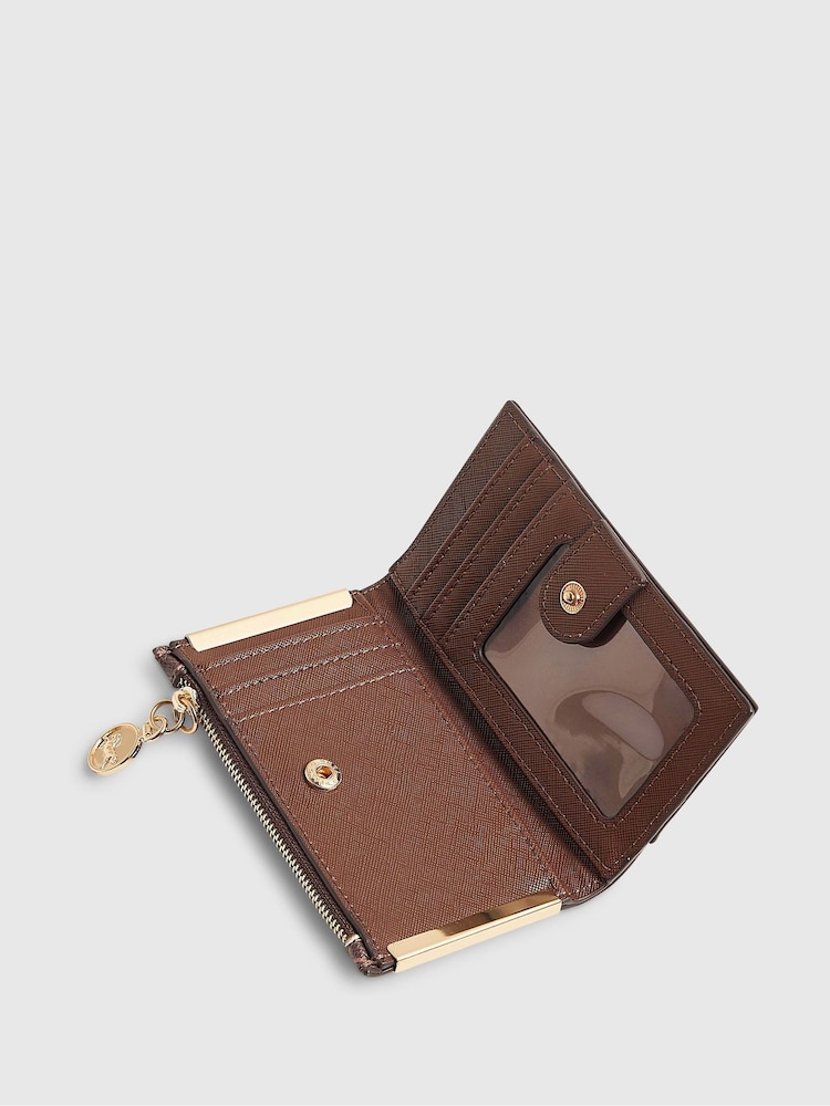 River Island Brown Horse Print Monogram Mini Cross-Body Purse - Image 3 of 3