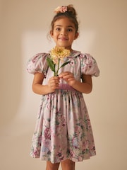 Laura Ashley Cream Oblačilo Rosemore Jersey Frill obleka - Slika 9 iz 21