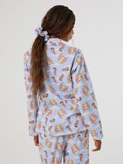 Skinnydip The Simpsons x Skinnydip Cloud Pyjamas Set with Scrunchie - Obraz 2 z 5