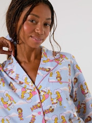 Skinnydip The Simpsons x Skinnydip Cloud Pyjamas Set with Scrunchie - Obraz 4 z 5