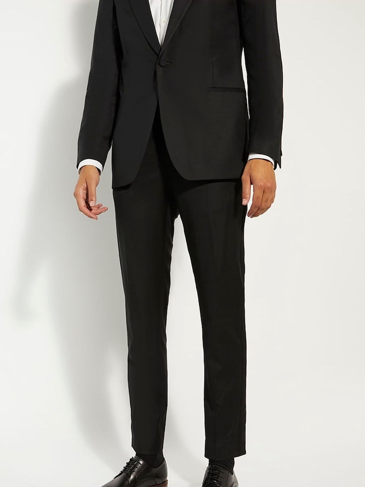 Dune London Black Stoney Embossed Detail Derby Shoes - Image 7 of 7