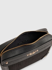 River Island Black RR Monogram Boxy Cross-Body Bag - Image 5 of 6