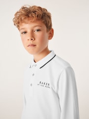 Baker by Ted Baker Long Sleeve Polo Shirt - Image 3 of 7