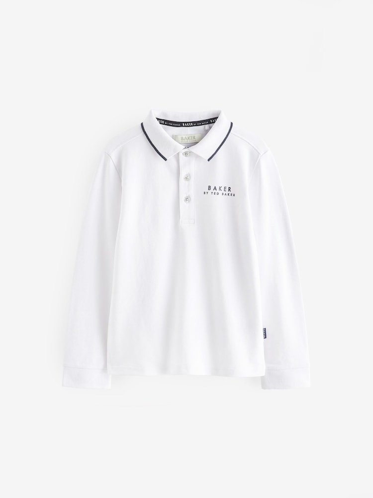 Baker by Ted Baker Long Sleeve Polo Shirt - Image 5 of 7