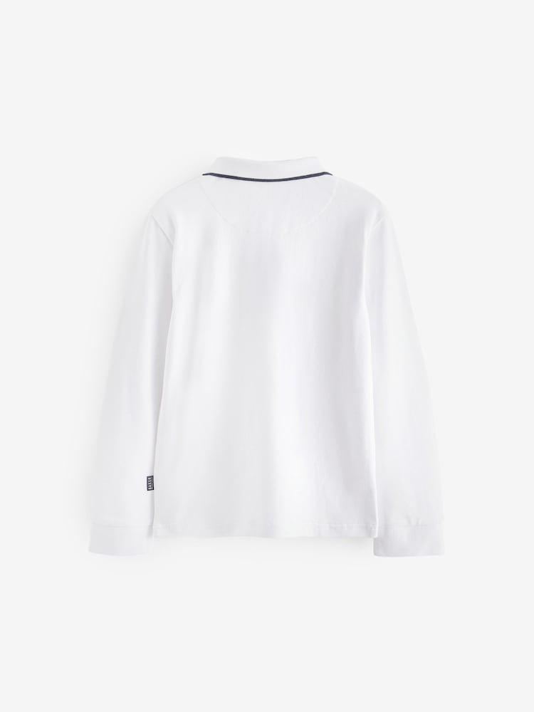 Baker by Ted Baker Long Sleeve Polo Shirt - Image 6 of 7