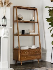 Dark Lloyd Mango Wood Storage Ladder Shelf - Image 1 of 2