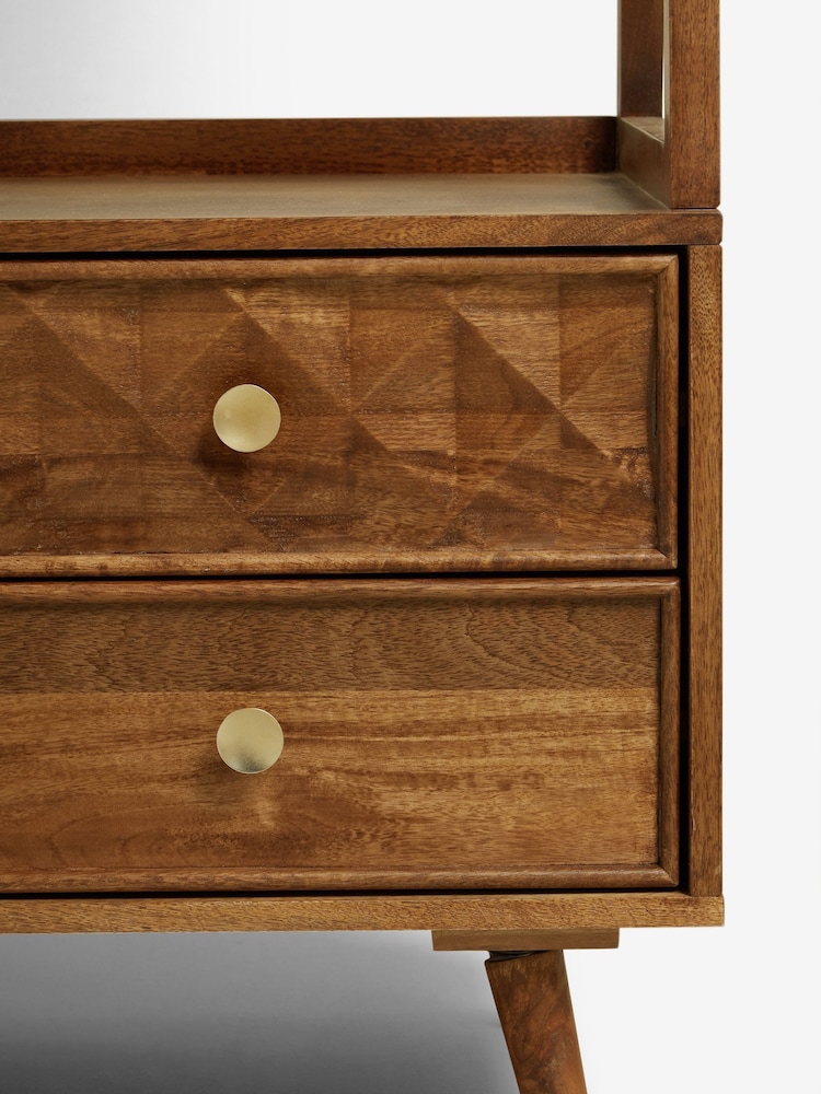 Dark Lloyd Mango Wood Storage Ladder Shelf - Image 2 of 2