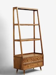 Dark Lloyd Mango Wood Storage Ladder Shelf - Image 7 of 8