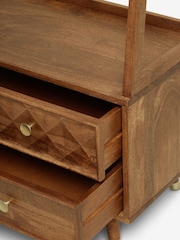 Dark Lloyd Mango Wood Storage Ladder Shelf - Image 8 of 8