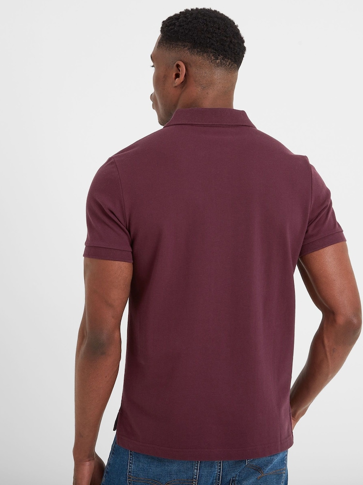 Tog 24 Purple Aketon 100% Cotton Polo Shirt - Image 2 of 6