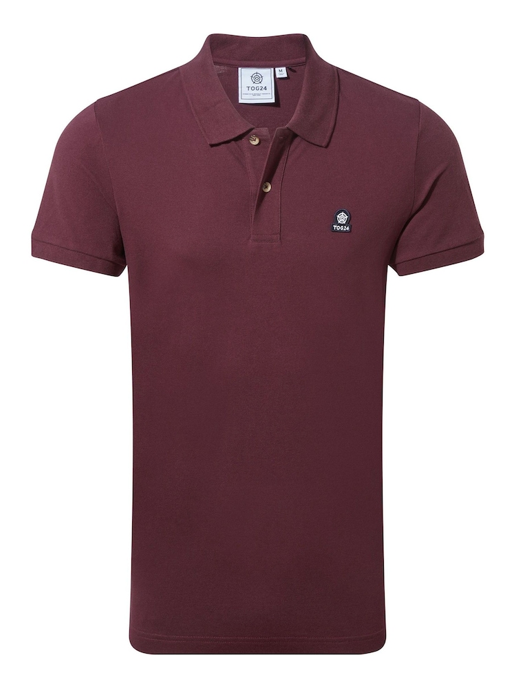 Tog 24 Purple Aketon 100% Cotton Polo Shirt - Image 6 of 6