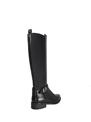 Dune London Black Tooni Knee High Boots - Image 3 of 5