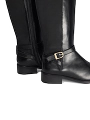 Dune London Black Tooni Knee High Boots - Image 5 of 5