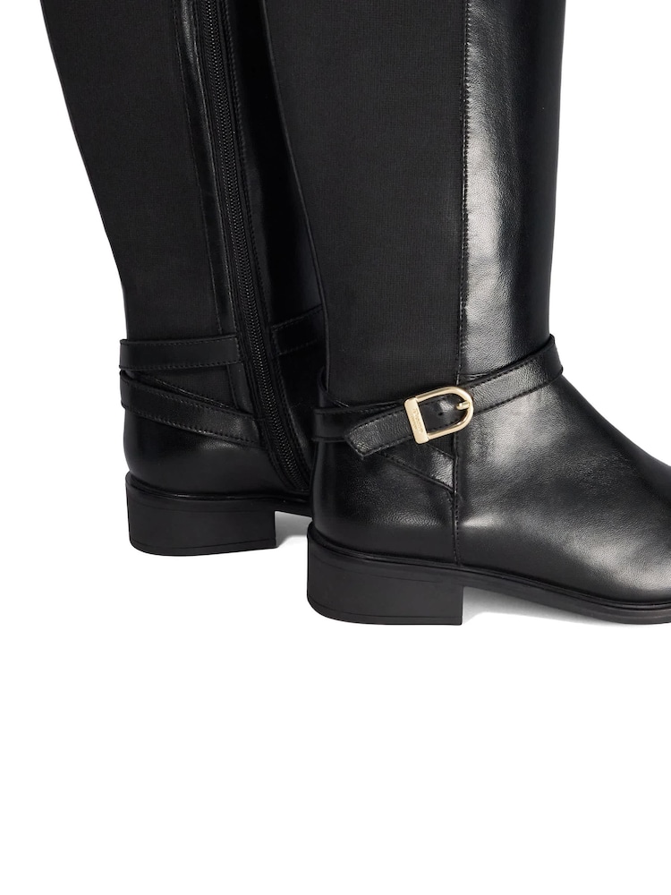 Dune London Black Tooni Knee High Boots - Image 5 of 5 Dune London Black Tooni Knee High Boots - Image 5 of 5
