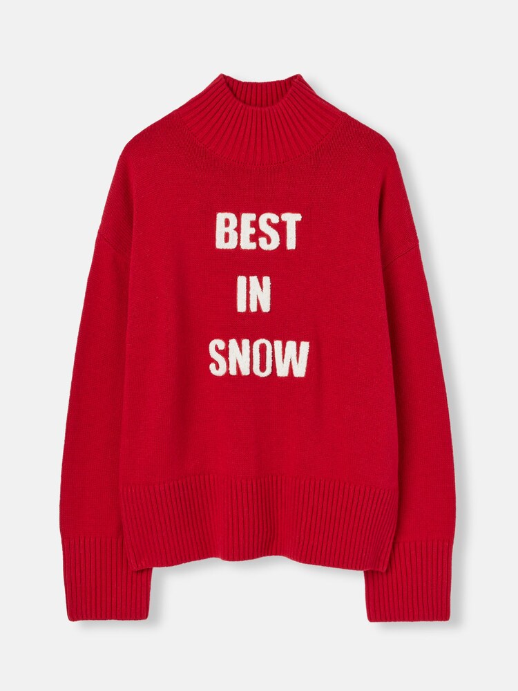 Joules Belle Red Best in Snow Jumper - Image 1 of 1