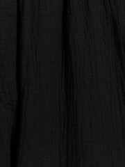 River Island Black Linen Feel 100% Cotton Trousers - Image 4 of 4