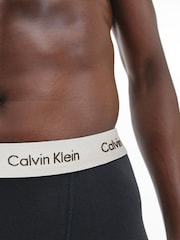 Calvin Klein Black/White/Stripe Classic Stretch Trunks Boxers 3 Pack - Image 4 of 4