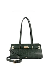 Dune London Green Depend Tote Bag - Image 1 of 4