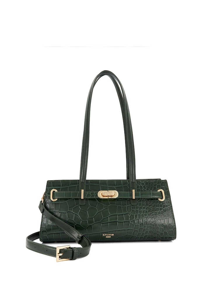 Dune London Green Depend Tote Bag - Image 1 of 4 Dune London Green Depend Tote Bag - Image 1 of 4