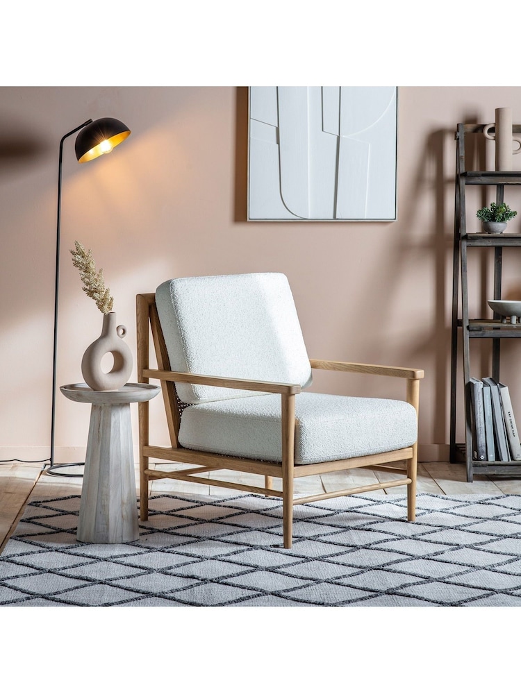 Gallery Home Cream Ohio Armchair - Image 1 of 3