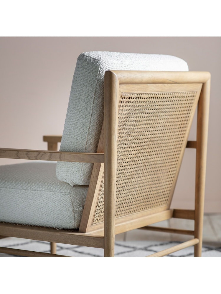 Gallery Home Cream Ohio Armchair - Image 2 of 3