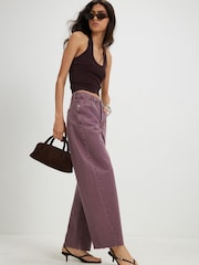River Island Twist Seam Barrel Jeans - Afbeelding 2 van 4