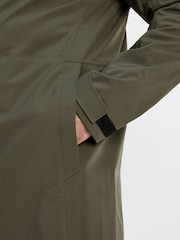 Tog 24 Green Glenton Long Hooded Waterproof Coat - Image 10 of 12