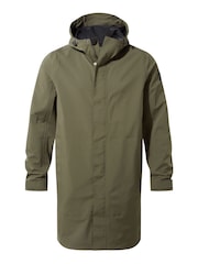 Tog 24 Green Glenton Long Hooded Waterproof Coat - Image 11 of 12