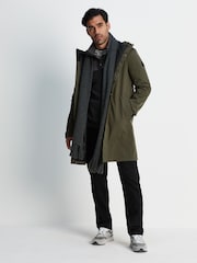 Tog 24 Green Glenton Long Hooded Waterproof Coat - Image 4 of 12