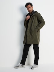 Tog 24 Green Glenton Long Hooded Waterproof Coat - Image 5 of 12