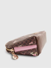 River Island Brown Horse Print Makeup Pouch - Image 4 of 5