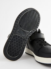Black Elastic Lace High Top Trainers - Image 8 of 8
