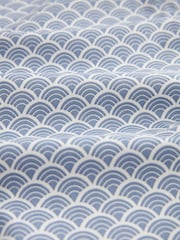Blue Stretch Oxford Printed Long Sleeve Shirt - Image 7 of 7