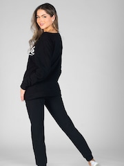 Negro - Sudadera extragrande Monster - Imagen 2 de 5